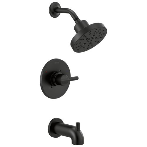 Main product image of Nicoli Monitor 14 Series H2Okinetic Tub and Shower (Matte Black), 144749-BL