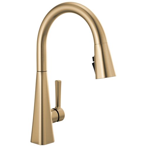 Main product image of Lenta Single-Handle Pulldown Kitchen Faucet (Champagne Bronze), 19802Z-CZ-DST