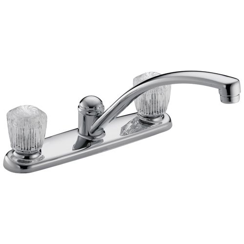 Main product image of 2 Handle Kitchen Faucet (Chrome)