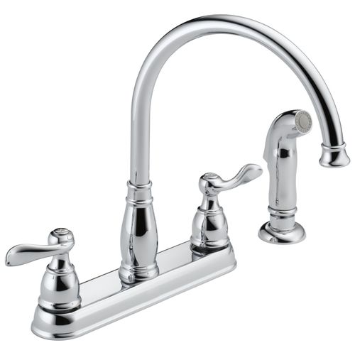 Main product image of Windemere 2 Handle Kitchen Faucet (Chrome), 21996LF