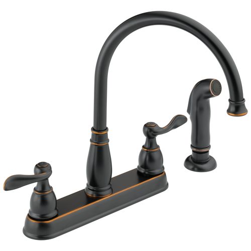 Main product image of Windemere 2 Handle Kitchen Faucet (Oil Rubbed Bronze), 21996LF-OB