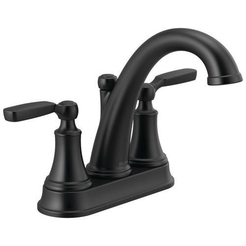 Main product image of 2532LF-BLMPU Woodhurst 2 Handle Centerset Bathroom Faucet (Matte Black)