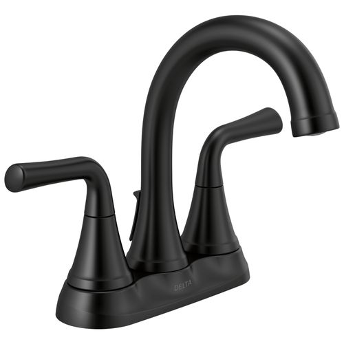 Main product image of Kayra 2 Handle Tract-Pack Centerset Bathroom Faucet (Matte Black), 2533LF-BLTP
