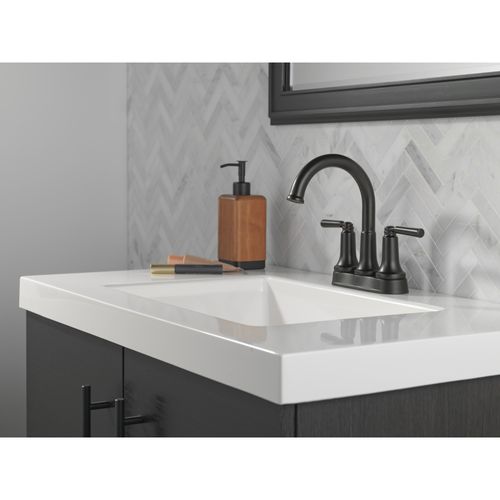 Main product image of Saylor 2 Handle Centerset Bathroom Faucet (Matte Black), 2535-BLMPU-DST