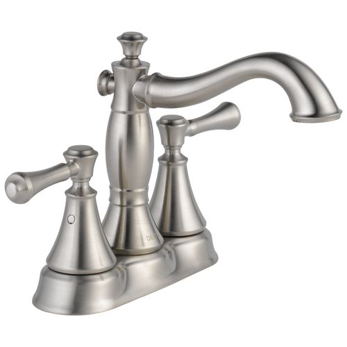 Main product image of Cassidy 2 Handle Centerset Bathroom Faucet, Metal Pop-Up (Stainless), 2597LF-SSMPU