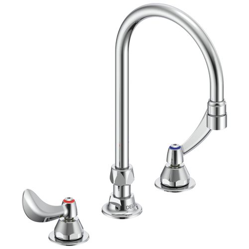 Main product image of Commercial 27C1 / 27C2 2 Handle 8" Below Deck Mount Faucet (Chrome), 27C2924