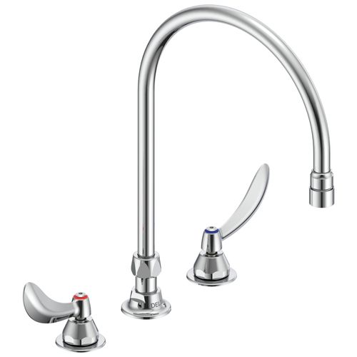 Main product image of Commercial 27C1 / 27C2 2 Handle 8" Below Deck Mount Faucet (Chrome), 27C2934-R7