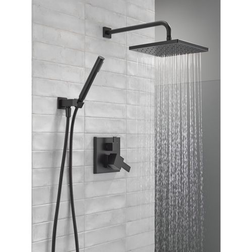 Main product image of Monitor 14 Series Shower w/ Square Raincan, Hand Shower & Rough Valve, 342701-BL (Matte Black)