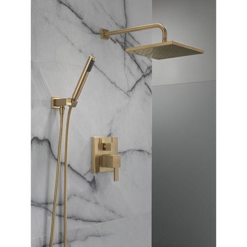 Main product image of Monitor 14 Series Shower w/ Square Raincan, Hand Shower & Rough Valve (Champagne Bronze), 342701-CZ