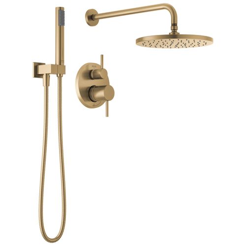Main product image of Monitor 14 Series Shower w/ Round Raincan, Hand Shower & Rough Valve (Champagne Bronze), 342702-CZ