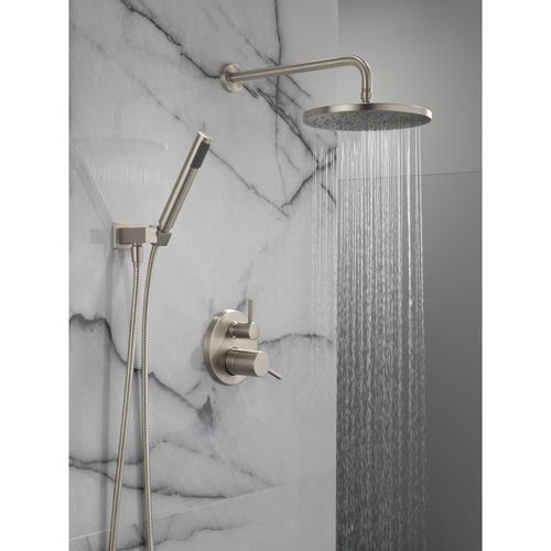 Main product image of Monitor 14 Series Shower w/ Round Raincan, Hand Shower & Rough Valve, Spotshield (Brushed Nickel), 342702-SP