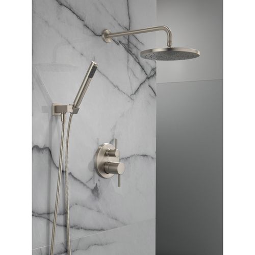 Main product image of Monitor 14 Series Shower w/ Round Raincan, Hand Shower & Rough Valve, Spotshield (Brushed Nickel), 342702-SP