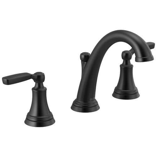 Main product image of Woodhurst 2 Handle Widespread Bathroom Faucet (Matte Black), 3532LF-BLMPU