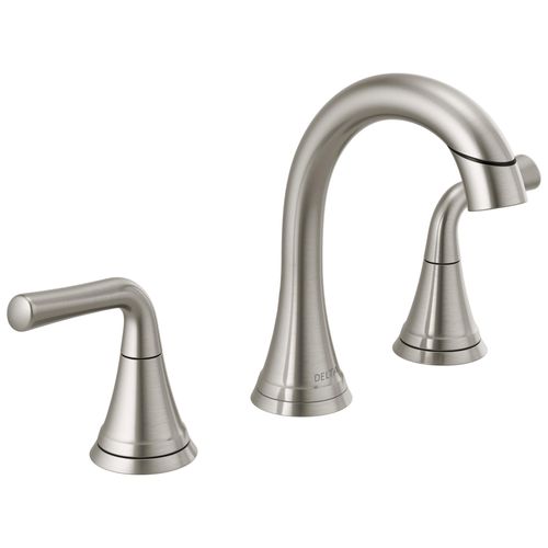 Main product image of Kayra Two Handle Widespread Pull-Down Bathroom Faucet, 3533LF-SSPDMPU (Stainless)