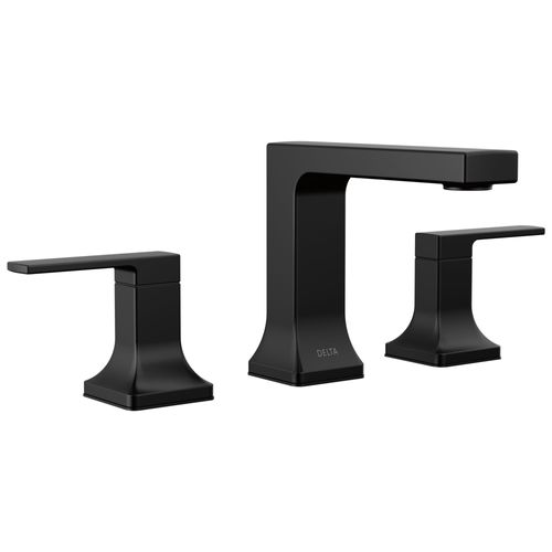 Main product image of Velum Two Handle Widespread Bathroom Faucet, 3537LF-BLMPU (Matte Black)