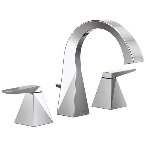 Main product image of Trillian Two Handle Widespread Bathroom Faucet, 1.2 GPM (Lumicoat Chrome), 35546-PR-MPU-DST