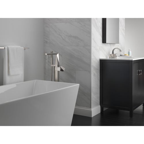 Main product image of Trillian Two Handle Widespread Bathroom Faucet, 1.2 GPM (Lumicoat Stainless), 35546-SS-PR-MPU-DST