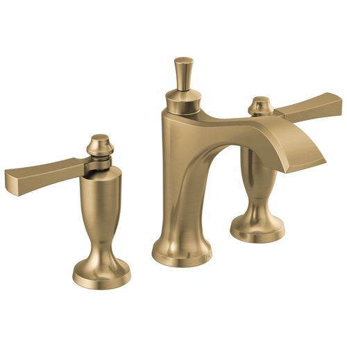 Main product image of Dorval 2 Handle Widespread Bathroom Faucet (Champagne Bronze), 3556-CZMPU-DST