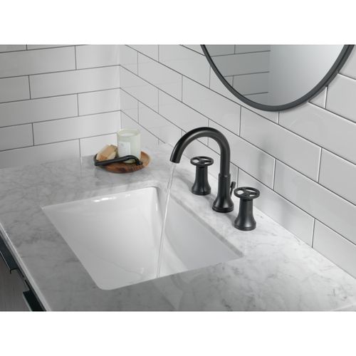 Main product image of Trinsic 2 Handle Widespread Bathroom Faucet (Matte Black), 3558-BLMPU-DST