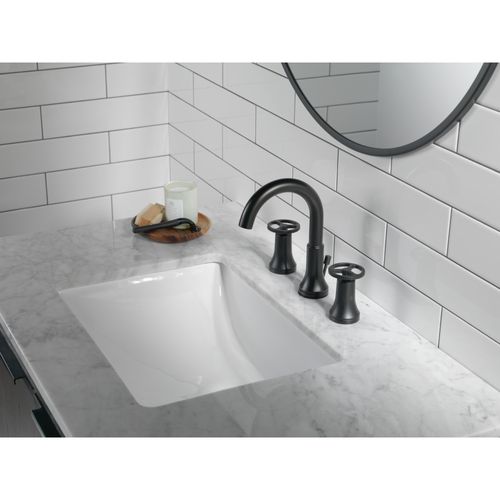 Main product image of Trinsic 2 Handle Widespread Bathroom Faucet (Matte Black), 3558-BLMPU-DST