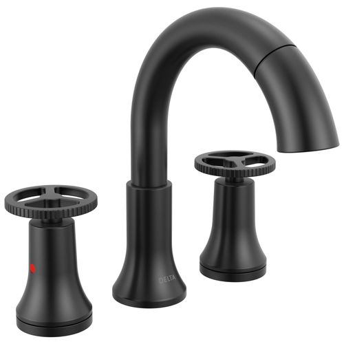 Main product image of Trinsic Two Handle Widespread Pull Down Bathroom Faucet, 3558-BLPD-DST (Matte Black)