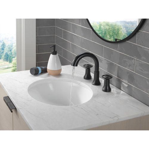 Main product image of Trinsic Two Handle Widespread Pull Down Bathroom Faucet, 3558-BLPD-DST (Matte Black)