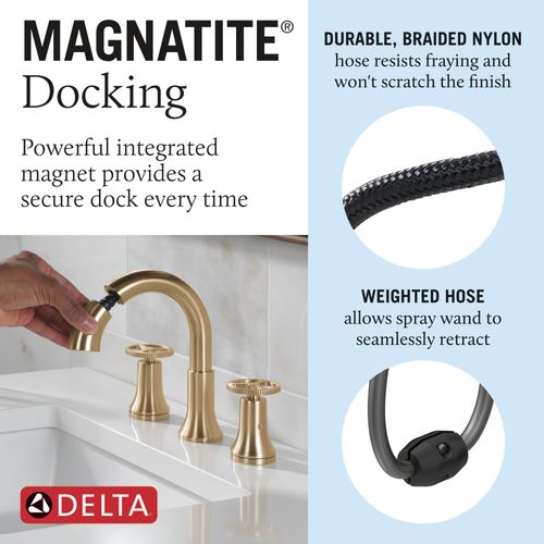 Main product image of Trinsic Two Handle Widespread Pull Down Bathroom Faucet, 3558-CZPD-DST (Champagne Bronze)