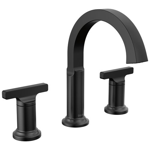 Main product image of Tetra Two Handle Widespread Bathroom Faucet, 1.2 GPM (Matte Black), 355887-BL-DST