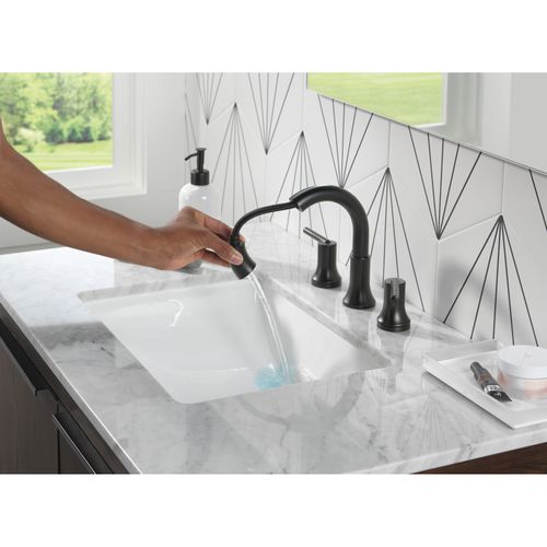 Main product image of Trinsic Two Handle Widespread Pull Down Bathroom Faucet, 1.2 GPM (Matte Black), 3559-BLPD-DST
