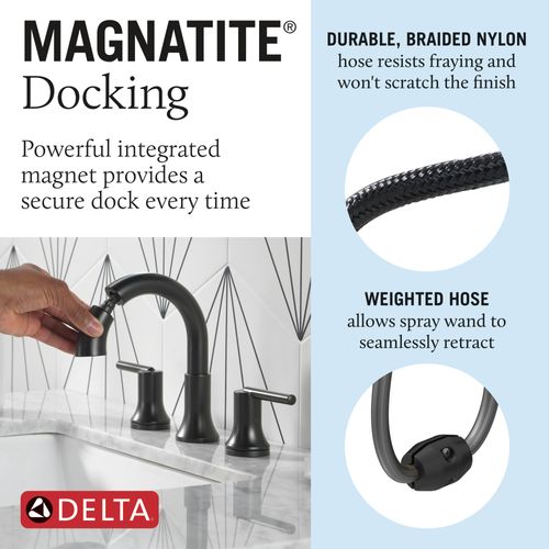 Main product image of Trinsic Two Handle Widespread Pull Down Bathroom Faucet, 1.2 GPM (Matte Black), 3559-BLPD-DST