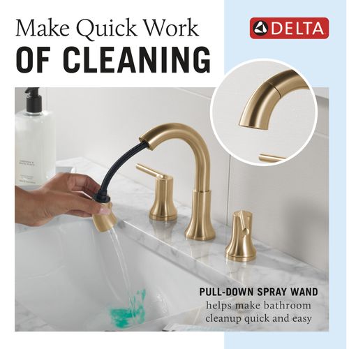 Main product image of Trinsic Two Handle Widespread Pull Down Bathroom Faucet, 1.2 GPM (Champagne Bronze), 3559-CZPD-DST