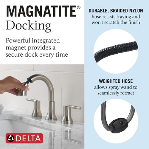 Main product image of Trinsic Two Handle Widespread Pull Down Bathroom Faucet, 1.2 GPM (Stainless), 3559-SSPD-DST