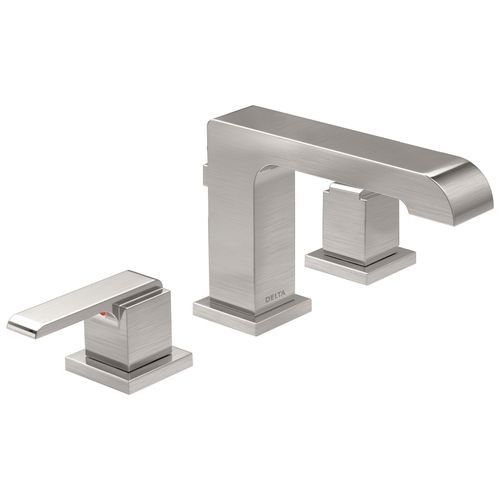 Main product image of Ara 2 Handle Widespread Bathroom Faucet (Stainless), 3567-SSMPU-DST