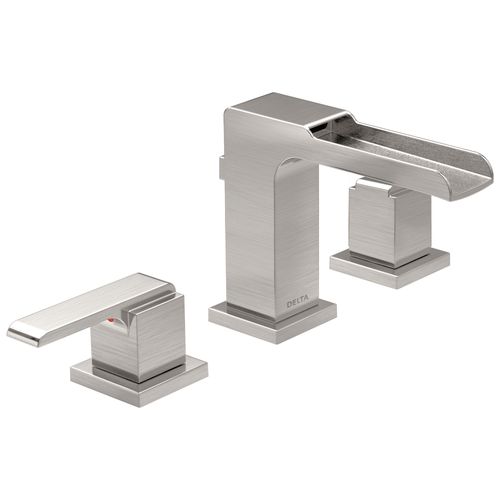 Main product image of Ara 2 Handle Widespread Channel Bathroom Faucet (Stainless), 3568LF-SSMPU