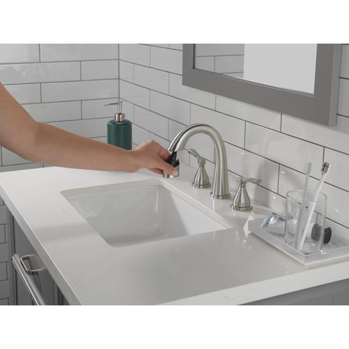 Main product image of Stryke Two Handle Widespread Pull Down Bathroom Faucet, 1.2 GPM (Lumicoat Stainless), 35775-SSPD-PR-DST