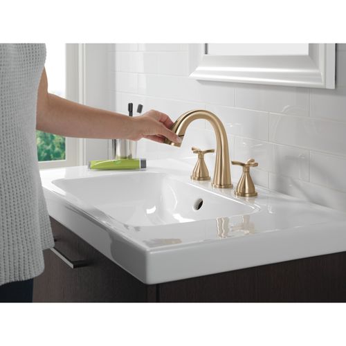 Main product image of Stryke Two Handle Widespread Pull Down Bathroom Faucet, 1.2 GPM (Lumicoat Champagne Bronze), 357756-CZPD-PR-DST