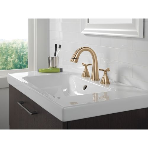 Main product image of Stryke Two Handle Widespread Pull Down Bathroom Faucet, 1.2 GPM (Lumicoat Champagne Bronze), 357756-CZPD-PR-DST