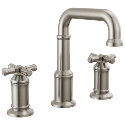 Main product image of Broderick Two Handle Widespread Bathroom Faucet, 1.2 GPM (Lumicoat Stainless), 3587-SS-PR-DST