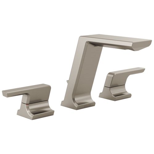 Main product image of Pivotal Two Handle Widespread Bathroom Faucet, 1.20 GPM (Lumicoat Stainless), 3599LF-SS-PR-MPU