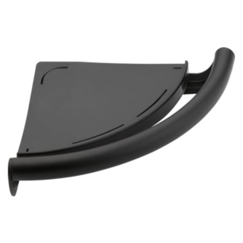 Main product image of BathSafety Contemporary Corner Shelf w/ Assist Bar (Matte Black), 41516-BL