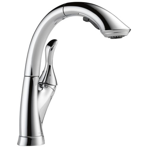 Main product image of Linden Single Handle Pull-Out Kitchen Faucet (Chrome), 4153-DST