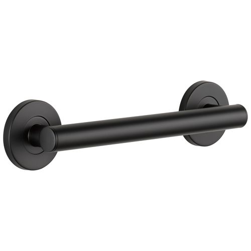 Main product image of BathSafety 12" Contemporary Decorative ADA Grab Bar (Matte Black), 41812-BL