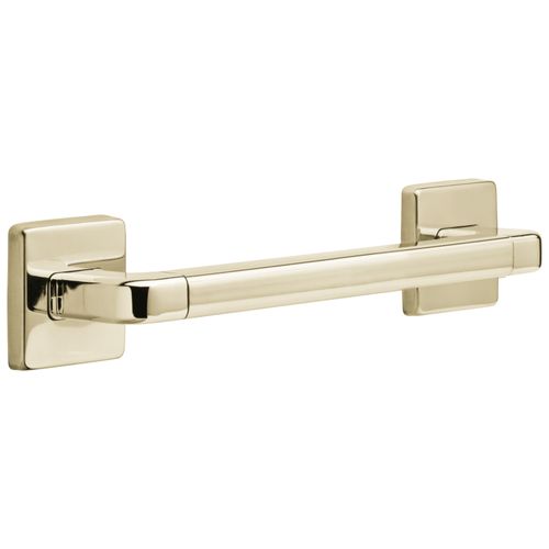Main product image of BathSafety 12" Angular Modern Decorative ADA Grab Bar (Polished Nickel), 41912-PN