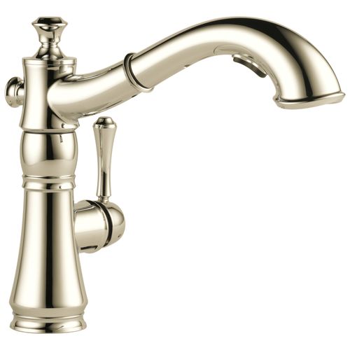 Main product image of Cassidy Single Handle Pull-Out Kitchen Faucet (Polished Nickel), 4197-PN-DST