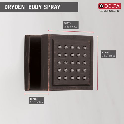 Main product image of 50150-RB Surface Mount Body Spray (Venetian Bronze)