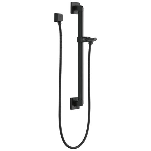 Main product image of 51500-BL Adjustable Slide Bar/Grab Bar Assembly w/ Elbow (Matte Black)