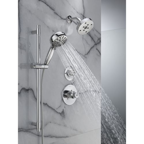 Main product image of 7-Setting Slide Bar Hand Shower with Cleaning Spray, 1.75 GPM (Lumicoat Chrome), 51584-PR