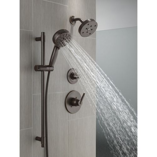 Main product image of 7-Setting Slide Bar Hand Shower with Cleaning Spray, 1.75 GPM (Venetian Bronze), 51584-RB
