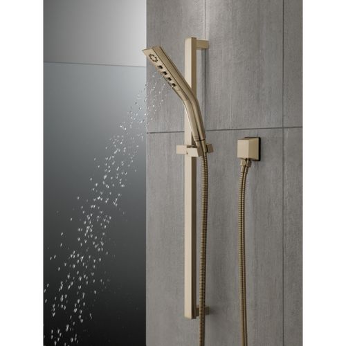 Main product image of H2Okinetic 3-Setting Slide Bar Hand Shower, 1.75 GPM (Lumicoat Champagne Bronze), 51799-CZ-PR