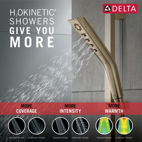 51799-CZ-PR - Delta 51799-CZ-PR - H2Okinetic 3-Setting Slide Bar Hand ...